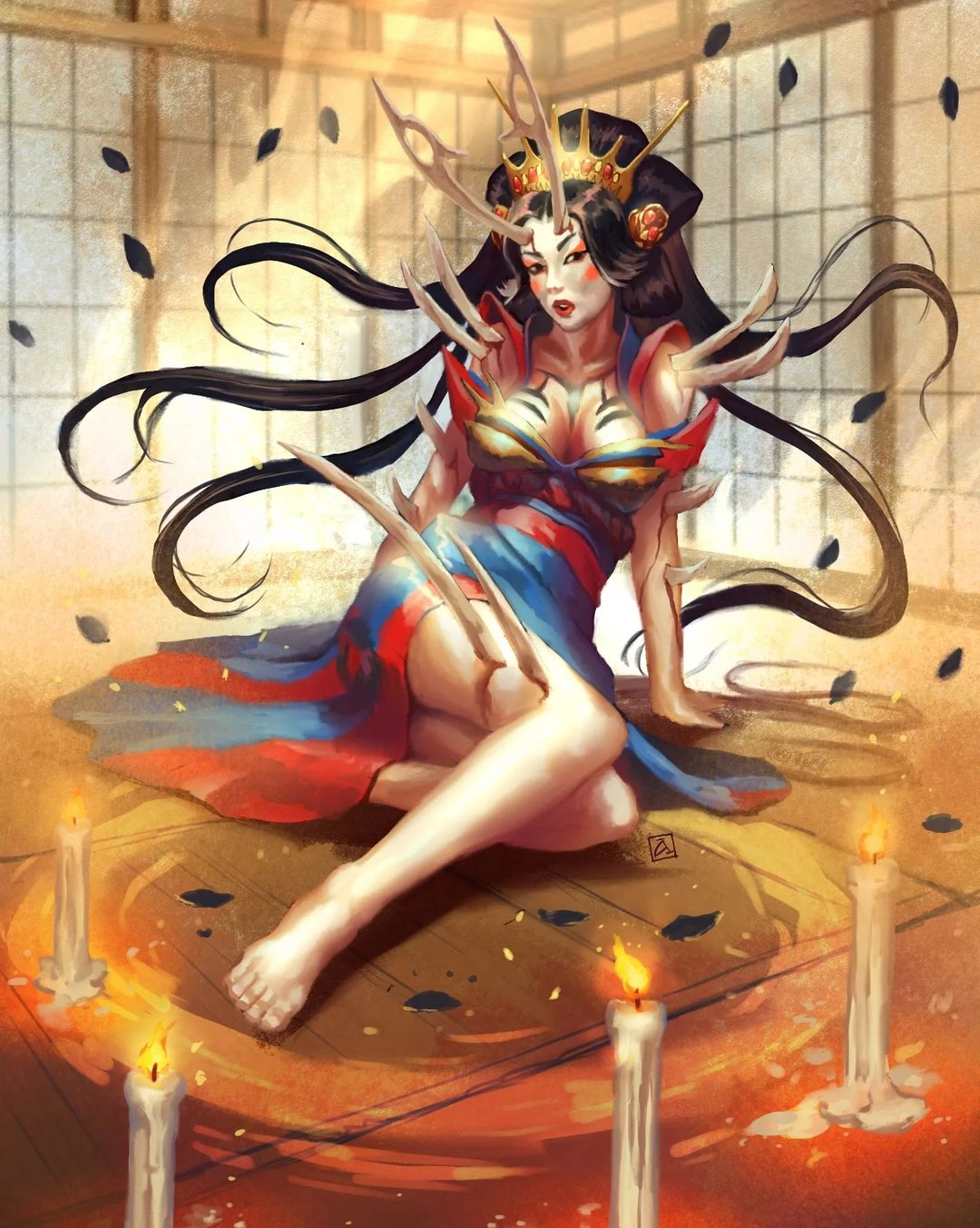 Ilustración de la baraja criatulitas